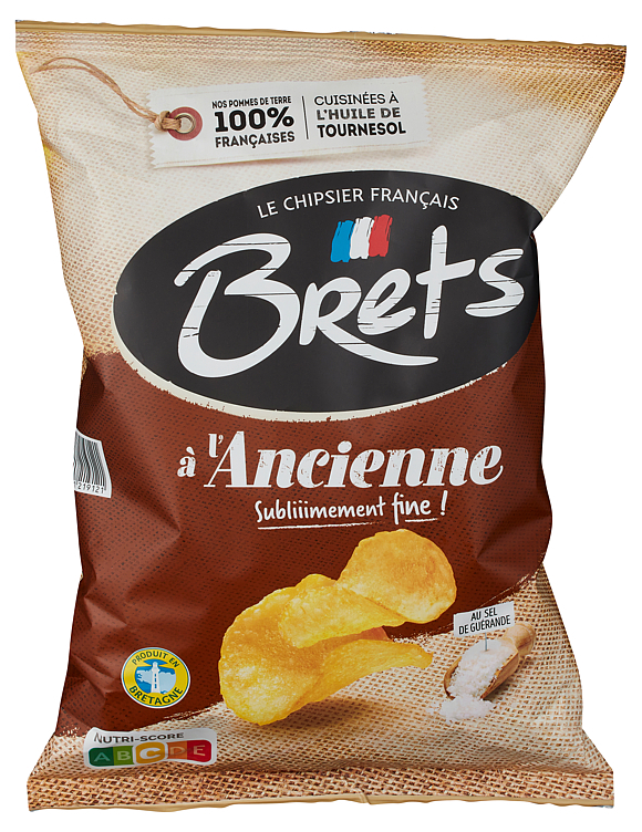 Potato chips w/ salt  125g