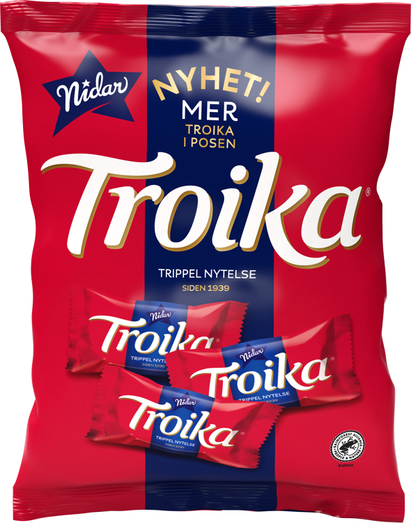 Troika sjokoladepose 150g