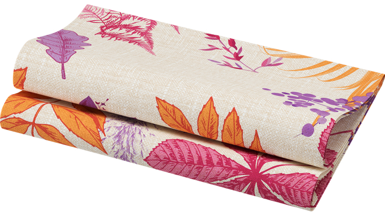 Serviett dunisoft bright autumn 40cm 60stk