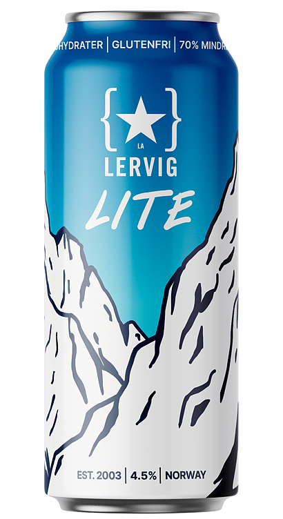 Lervig lite pilsner 6pak 4,5% 24x50cl
