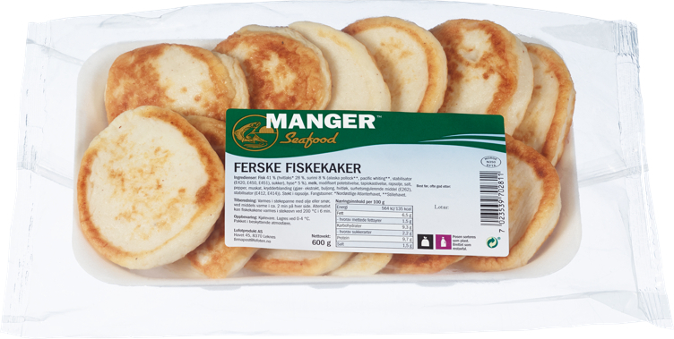 Fiskekaker  600g
