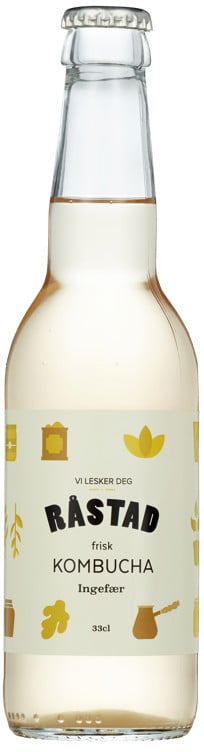 Kombucha ingefær   12x33cl