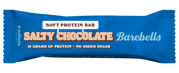Barebells proteinbar salty chocolate  55g