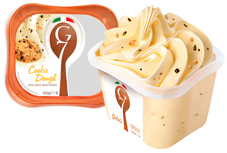 Cookie dough gelato italian ice cream  1l