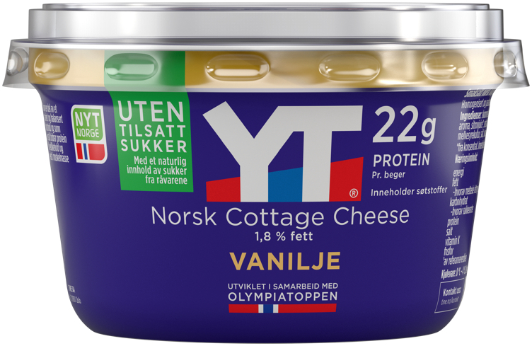 Yt cottage cheese vanilje 170g