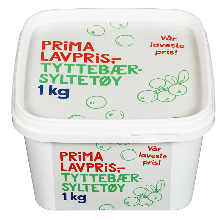 Tyttebærsyltetøy   1kg