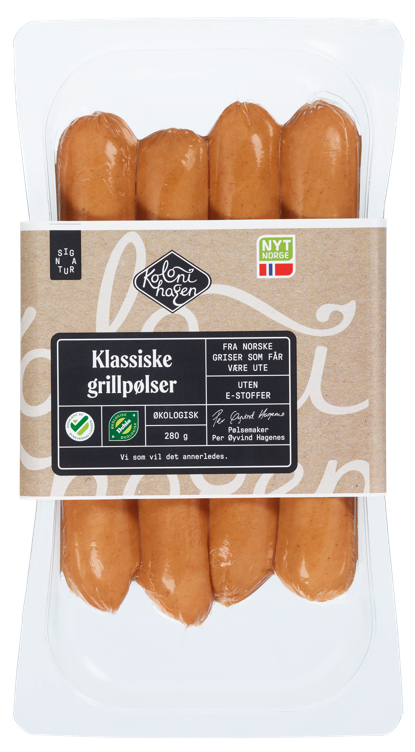 Grillpølser økol. 280g