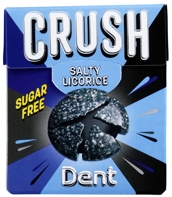 Dent crush salty licorice   25g