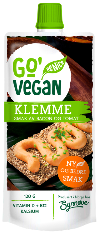 Go'vegan squeeze, tase of bacon & tomato   120g