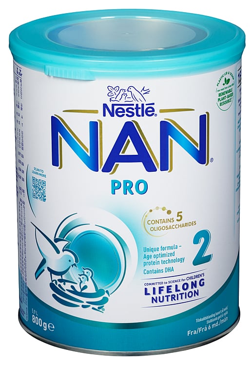 Nan pro 2 fra 6m 800g