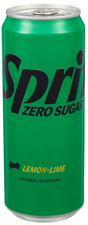 Sprite zero sugar sleek bx  24x33cl