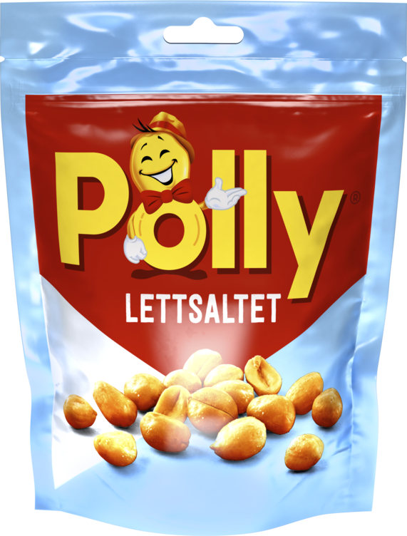 Polly peanøtter lettsaltet  275g