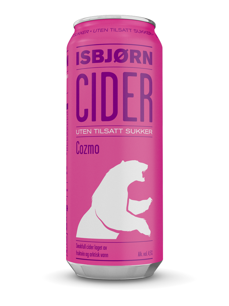 Isbjørn cider cozmo bx  4,5%  24x50cl