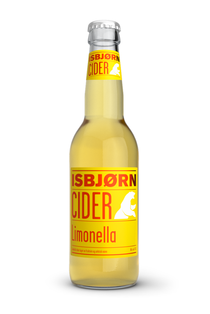 Isbjørn cider limonella fl 4,5% 24x33cl