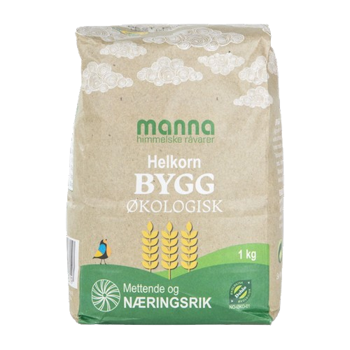 Bygg helkorn, økol. 1kg