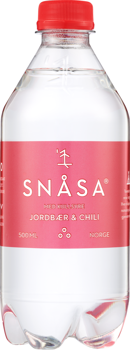 Snåsa min.vann kullsyre jordbær chili 12x0,5l