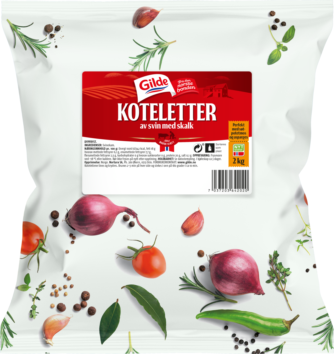 Svinekoteletter 2kg