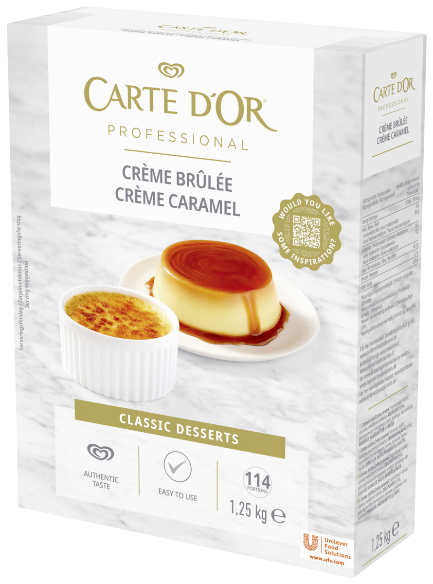 Creme brulee  (90porsj.)    9l  1,25kg