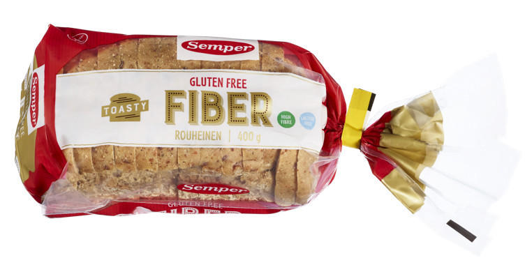 Semper bread toasty fibre gluten-free  400g