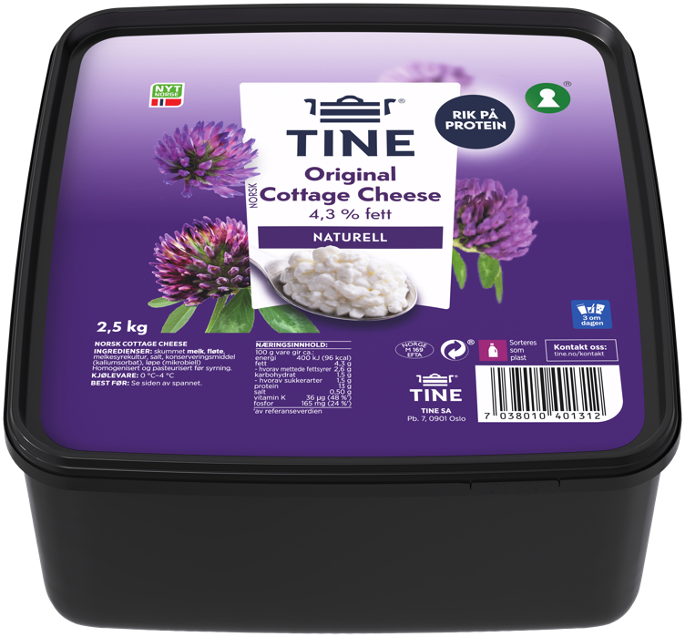 Cottage cheese 2,5kg