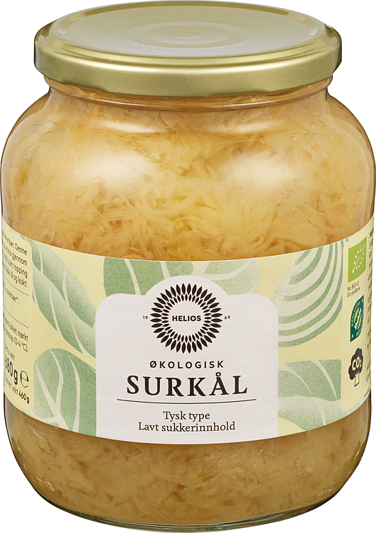 Sauerkraut german type eco   680grm