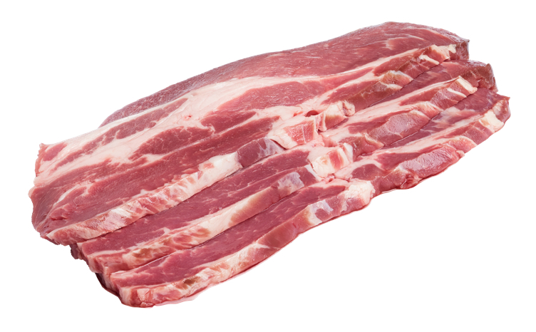 Svinenakke kebab skivet ca5kg  kg