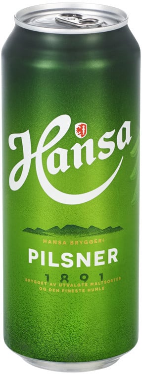 Hansa pilsner bx   4,7%   24x50cl