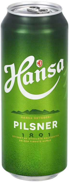 Hansa pilsner bx   4,7%   24x50cl