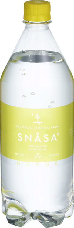 Snåsa m/kullsyre og sitronsmak 6x1l