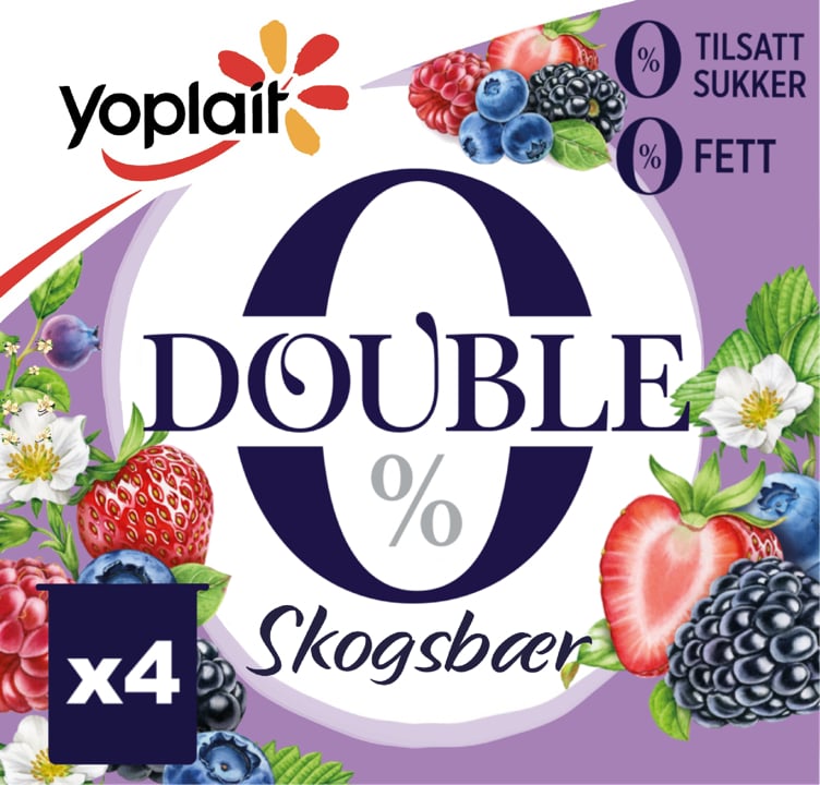 00% forrest berries   4x125g