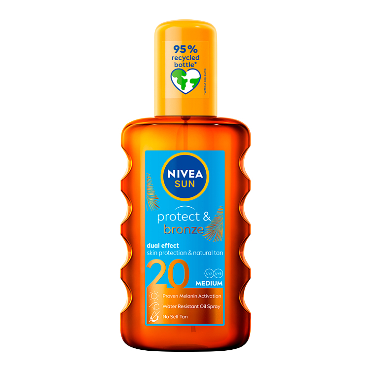 Nivea protect&bronze oil spray spf20  200ml