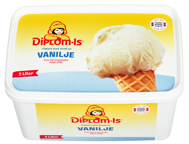 Diplom-is vanilje   2l