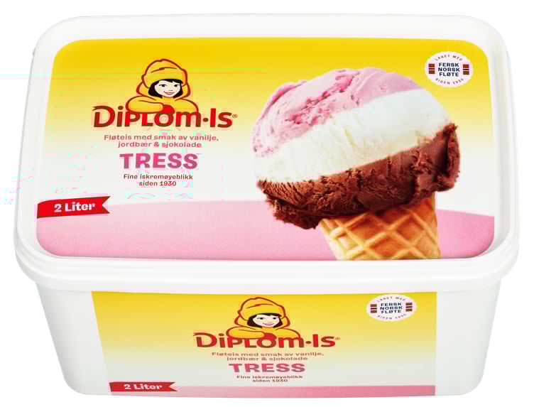 Diplom-is ice cream triple "tress"   2l