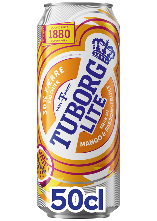 Tuborg lite mango & passion   4,5%   24x50cl