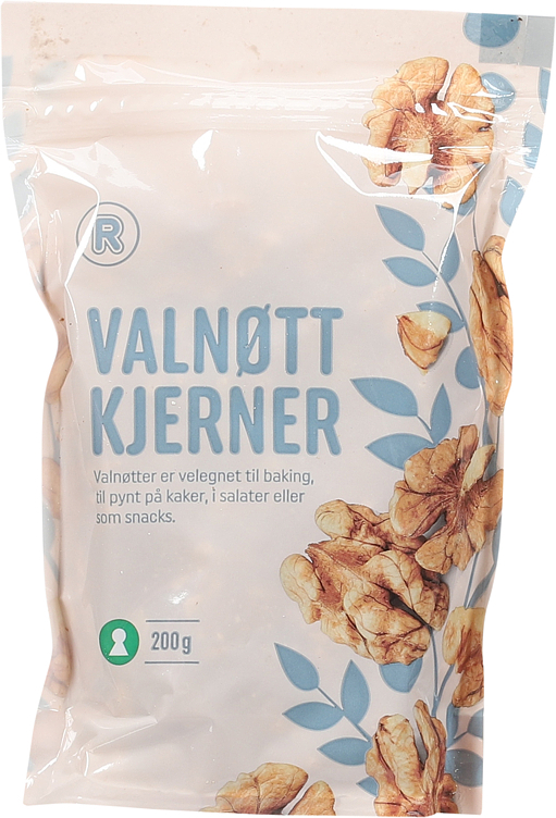 Valnøttkjerner i pose 200g