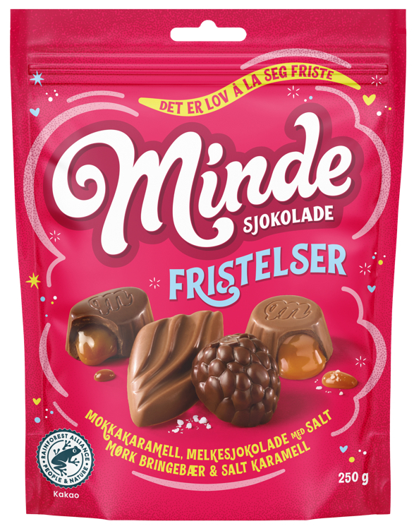 Minde fristelser rød  250g