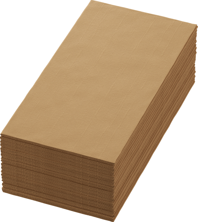 Serviett bio dunisoft 40cm 1/8br natur ecoecho 60stk