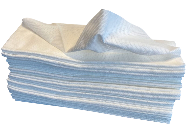 Allbruksklut 42x35cm, 10,8cm, 1-lags, hvit, nonwoven 80stk
