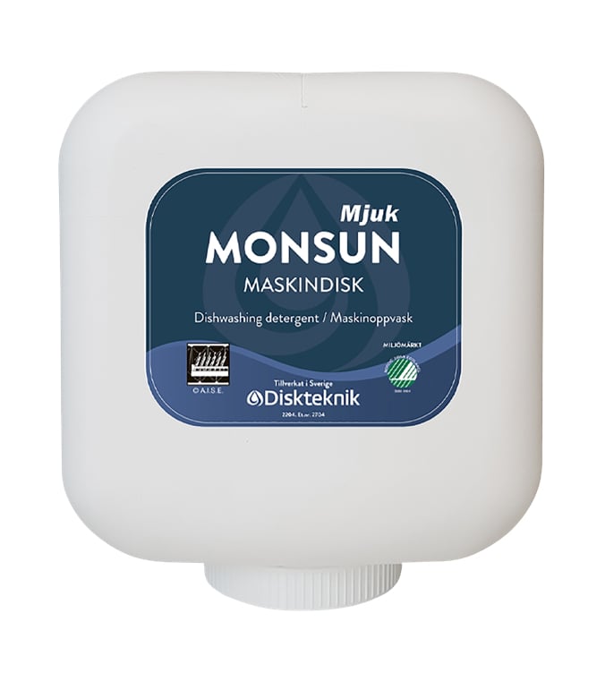 Maskinoppvask monsun mjuk 4,5kg