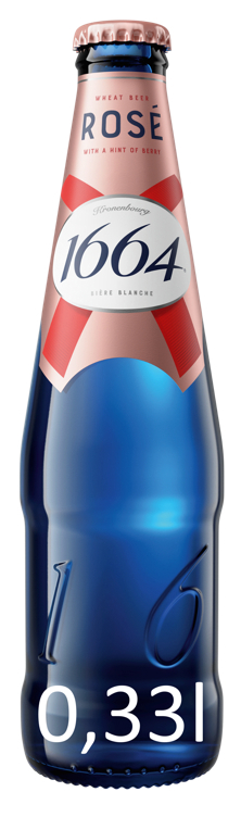 Kronenbourg 1664 blanc rose 6pk fl   4,5%   24x33cl