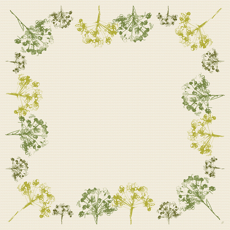 Duk dunicel 84x84cm green umbles  20stk