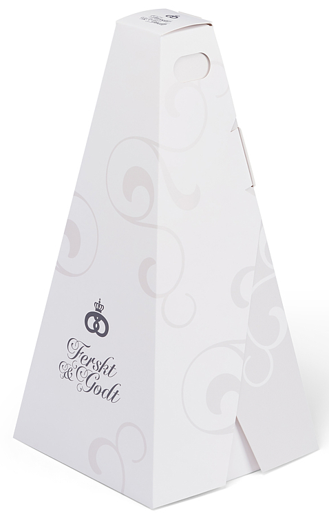 Kakeeske std kransekake 18r pyramide 215x215x440mm  20stk