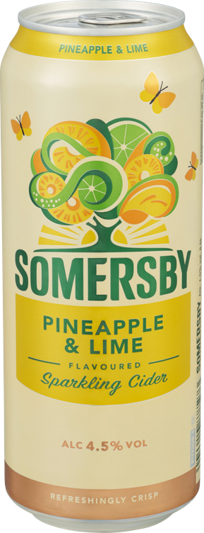Somersby pineapple lime bx  4,5%  24x50cl