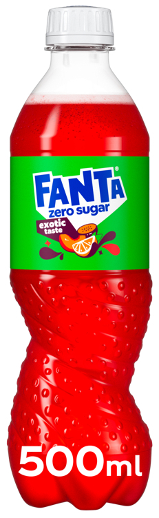 Fanta zero sugar exotic bot.  24x0,5l