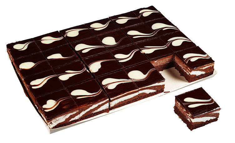 Mousse au chocolat slices  1000g