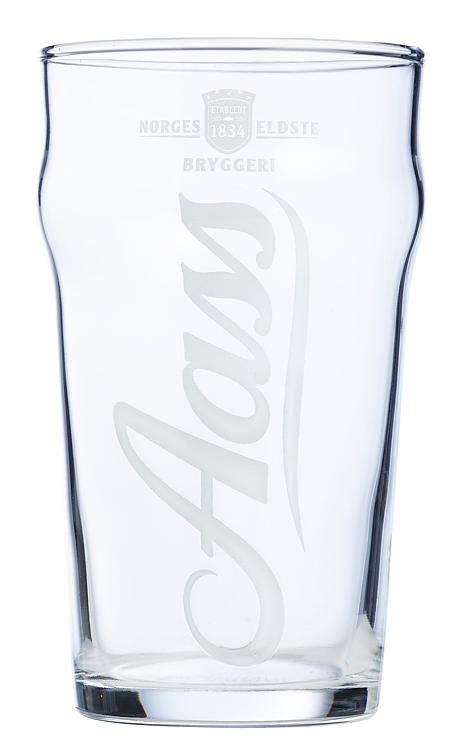 Aass english beer glass 50cl  12pce