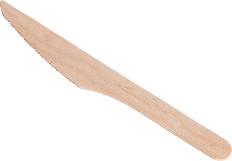 Trebestikk kniv vokset 165mm 100stk