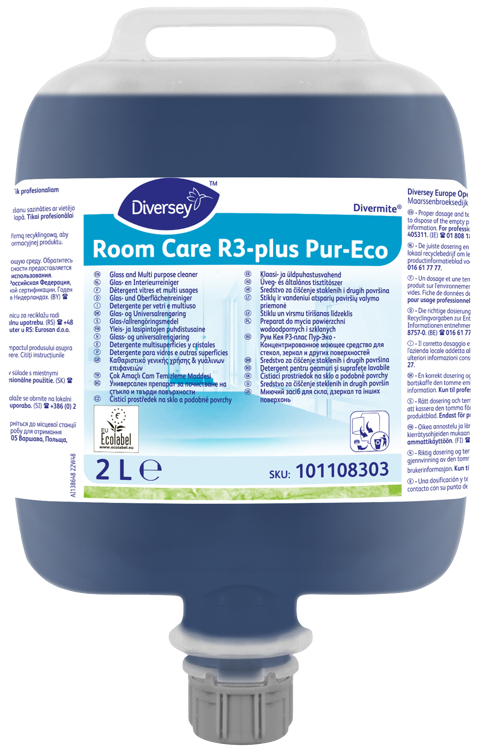 Room care r-3 plus pur-eco glassrengjøring 2l