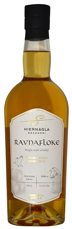 Hiernagla ravnafloke single malt whisky   54,3%   50cl