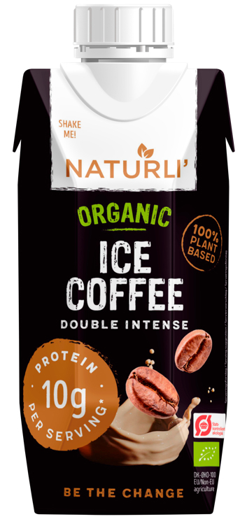 Naturli' organic double intens ice coffee  330ml